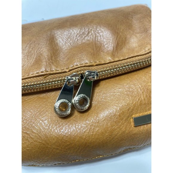 Kenneth Cole Reaction Purse New Brown Tan Leather Side Handbag, Brand New - Picture 6 of 12